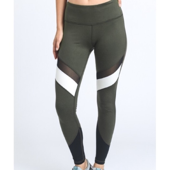 Workout Leggings Olive - Picture 2 of 2